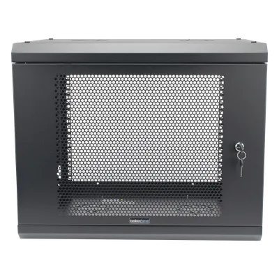 Gabinete de Pared 9U / 19'' / 455 mm (17.9'') Profundidad / Acero Reforzado / Carga 80 kg