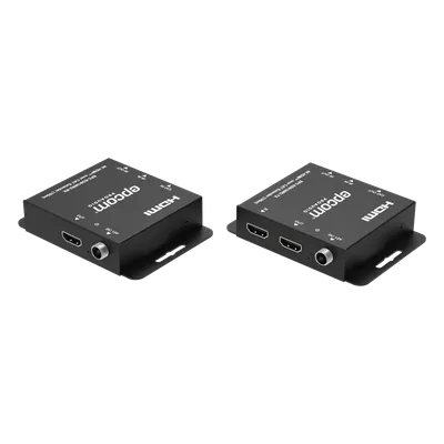 Extensor HDMI / 4K30 sin Compresión / 100 m (328.1 ft) / Cat6/6a / PoC Bidireccional / Audio 5.1CH / HDCP 1.4
