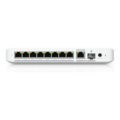 Switch PoE++ / 8 Puertos 2.5GbE / 1 Puerto 10GbE RJ45/SFP+ / 76W PoE / 30Gbps / 6.99 × 3.91 × 1.10 pulgadas