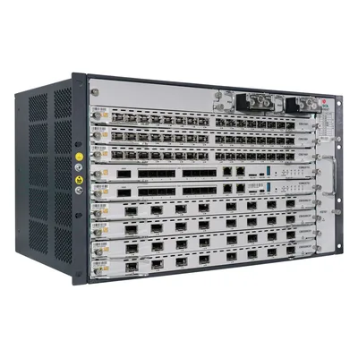 OLT Modular Chasis / 7 Ranuras de Servicio / GPON/XGS-PON Combo / 16 Puertos GPON / Intercambio en Caliente / Redundancia 24/7