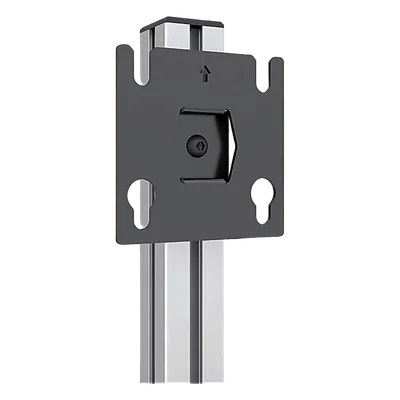Placa Adaptadora para Panel LED / Compatible 20 x 20.5 mm / Acero / 64 x 64 x 2 mm / Orificios Ø10.3 mm / Separación 40 mm