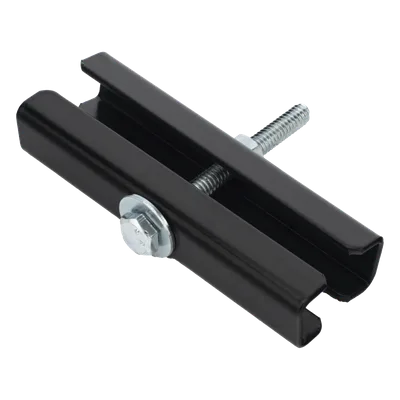 Cople para Escalera Tubular / 1.5" de Peralte / 12" de Ancho / Acero al Carbón con Pintura Epóxica