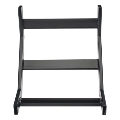 Curva Vertical Interior 90° / Escalera Tubular 1.5' x 12' / Radio 12' (39.4 ft) / Acero con Epóxico Negro / Incluye Accesorios de Instalación
