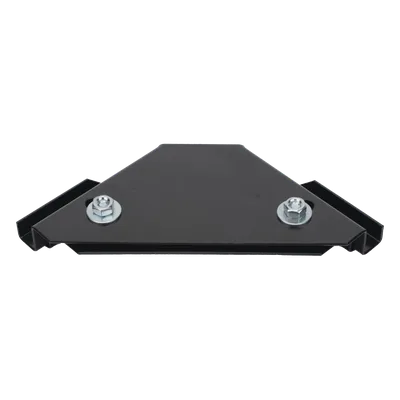 Kit Derivación Tipo T / Escalera Tubular 1.5" Peralte / 12" Ancho / Acero Carbono / Recubrimiento Epóxico Negro / Tornillería Incluida