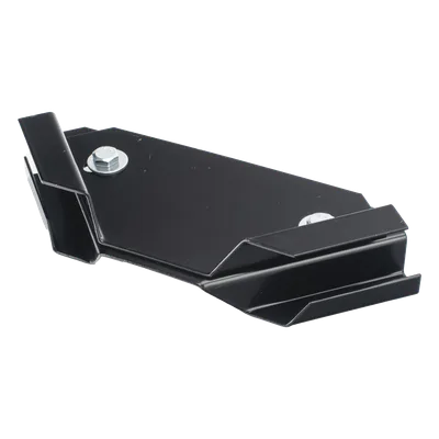 Kit Derivación Tipo T / Escalera Tubular 1.5" Peralte / 12" Ancho / Acero Carbono / Recubrimiento Epóxico Negro / Tornillería Incluida