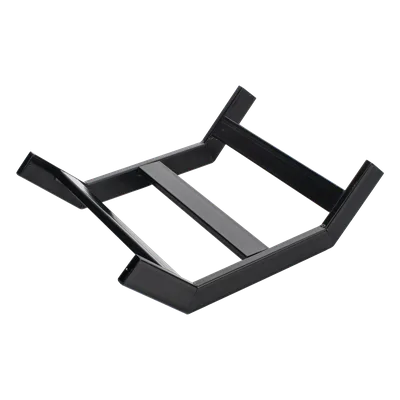 Curva Vertical Exterior 90° / Escalera Tubular 1.5" de Peralte x 12" de Ancho / Acero al Carbono con Recubrimiento Epóxico / Radio de Curvatura 12' (3.66 m) / Incluye Coples y Tornillería