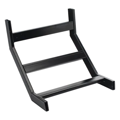 Curva Vertical Exterior 90° / Escalera Tubular 1.5" de Peralte x 12" de Ancho / Acero al Carbono con Recubrimiento Epóxico / Radio de Curvatura 12' (3.66 m) / Incluye Coples y Tornillería