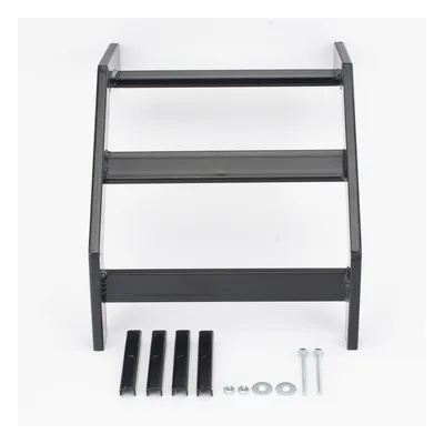 Curva Vertical Exterior 90° / Escalera Tubular 1.5" de Peralte x 12" de Ancho / Acero al Carbono con Recubrimiento Epóxico / Radio de Curvatura 12' (3.66 m) / Incluye Coples y Tornillería