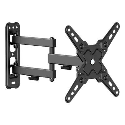 Soporte de Pared Articulado para Pantallas / VESA 75x75 a 200x200 / Hasta 43 Pulgadas / Carga 20 kg (44 lbs) / Movimiento Completo / Perfil 66 mm
