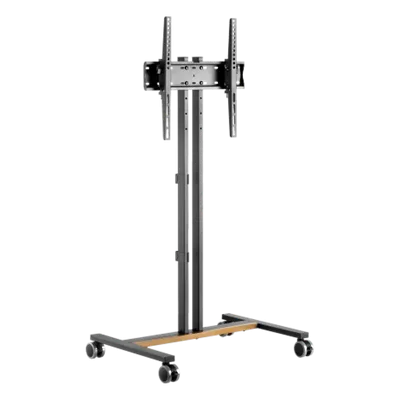 Soporte Móvil para TV / Hasta 55 Pulgadas / Carga 35 kg (77 lbs) / VESA 200x200 a 600x400 / Ruedas con Frenos / Altura Ajustable 4 Posiciones
