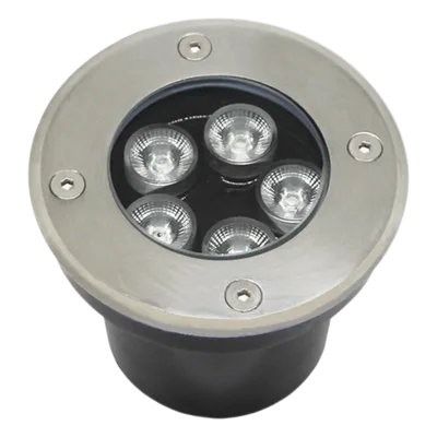 Luminario LED Empotrable de Piso / 12W / 1440 lm / 6500K / IP66 / Multivoltaje 110-240V / Ángulo 36°
