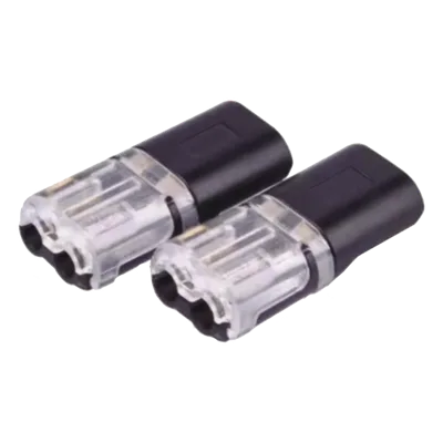 Conectores enchufables / 2 pines / 22-18 AWG / 0.35-0.75 mm² / 25 piezas / -20°C a +80°C