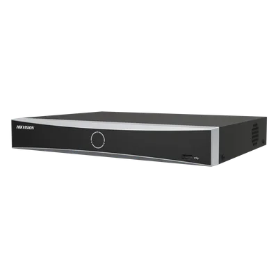 NVR IP / 12 Megapixel (4K) / 8 Canales / 8 Puertos PoE+ / Reconocimiento Facial / AcuSense / Alcance PoE 300 m (984.3 ft)