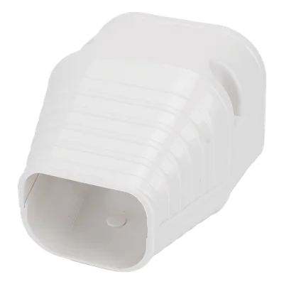 Tapa Final para Aire Acondicionado / PVC Rígido Blanco / -20°C a 75°C / Interior y Exterior / 11 Piezas / Compatible Minisplit