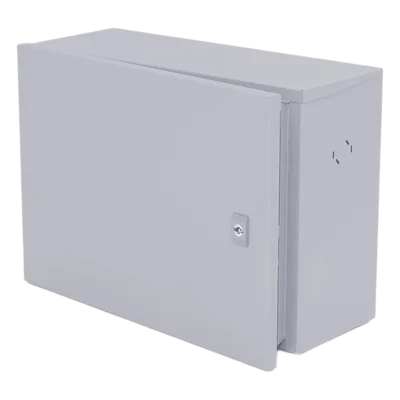 Gabinete Exterior / Acero Galvanizado / 360 x 208 x 505 mm / Montaje en Poste / Protección Solar Autónoma