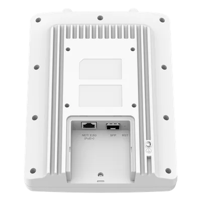 Punto de Acceso / Wi-Fi 7 / 3.6 Gbps / Largo Alcance 350 m (1148 ft) / IP66 / MIMO 2x2:2 / 256 Clientes / PoE+ / Puerto 2.5G y SFP 2.5G / MLO / 4096-QAM