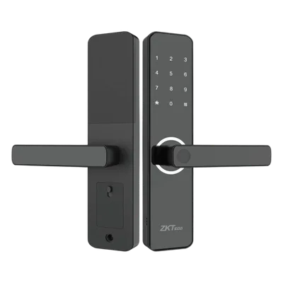 Cerradura Inteligente / Huella Digital y Wi-Fi / Mortise Europeo DIN / 300 Usuarios / App ZSmart / Carga Emergencia Micro-USB