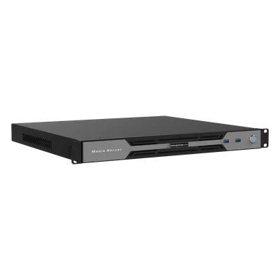 Servidor de Medios / 1x Salida 4K×2K@60Hz / 4x HDMI 1.3 / 1x DP 1.2 / 16 GB RAM / 250 GB SSD / Windows 10 Enterprise LTSC / Procesador AMD Ryzen 5ta Gen