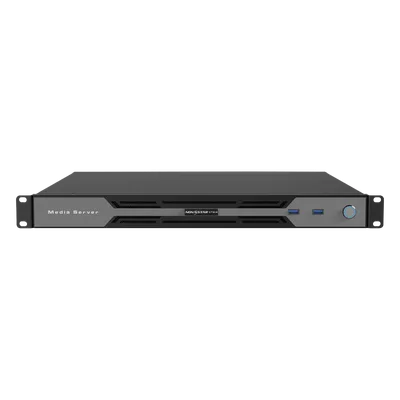 Servidor de Medios / 1x Salida 4K×2K@60Hz / 4x HDMI 1.3 / 1x DP 1.2 / 16 GB RAM / 250 GB SSD / Windows 10 Enterprise LTSC / Procesador AMD Ryzen 5ta Gen