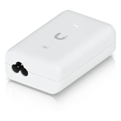 Adaptador PoE+ / 30 W / 2.5 Gbps / 48V 0.65A / (2) Puertos RJ45 Blindados / LED Indicador / Protección contra Sobretensiones
