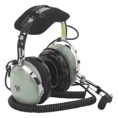 Auriculares de Aviación / Cancelación Activa de Ruido / Reducción 24 dB / Cable Espiral 1.5 m (4.9 ft) / Micrófono M-7A / Certificación FAA TSO