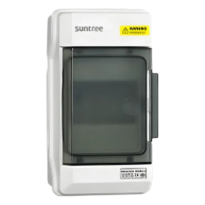 Gabinete Plástico para Exterior / IP65 / Riel DIN 4 Espacios / Resistente UV / -20°C a +70°C / 210 x 145 x 98.4 mm