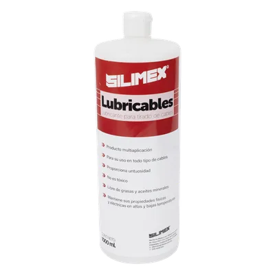 Lubricante Dieléctrico para Jalado de Cables / Compatible con Eléctricos, Datos y Fibra Óptica / Conductividad 0 S / Insoluble en Agua / 1 Litro / 0.26 gal