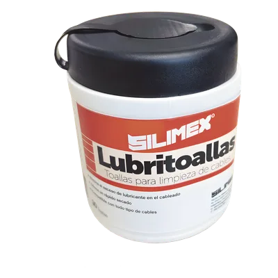 Lubritoallas para Cables / Doble Textura Rugosa y Suave / pH Neutro 7.0 / Secado Rápido / Envase Dispensador 30 Piezas