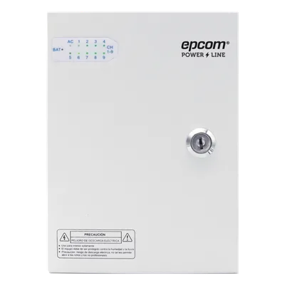 Fuente de Alimentación Profesional / 9 Canales / 16 A Total / 11-15 VCC Ajustable / 200 W / Filtro de Ruido por Canal