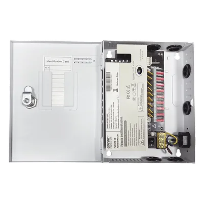 Fuente de Alimentación Profesional / 9 Canales / 16 A Total / 11-15 VCC Ajustable / 200 W / Filtro de Ruido por Canal