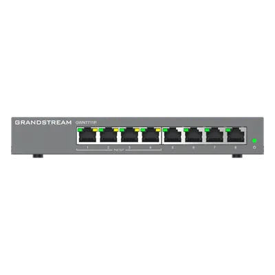 Switch Administrable Capa 2 Lite / 8 Puertos Gigabit / 4 Puertos PoE+ / 32 VLAN / QoS / GDMS Cloud / Montaje Pared y Escritorio
