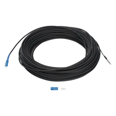 Fibra Óptica Drop / G.657A2 / Monomodo Simplex / 50 m (164 pies) / SC/UPC-SC/UPC / LS0H / Auto-soportado