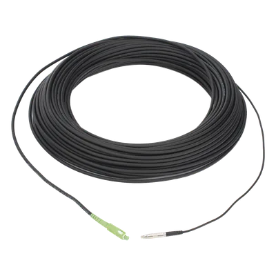 Rollo de Fibra Óptica Drop / G.657A2 Monomodo Simplex / 100 m (328 pies) / SC/APC-SC/APC / Interior y Exterior
