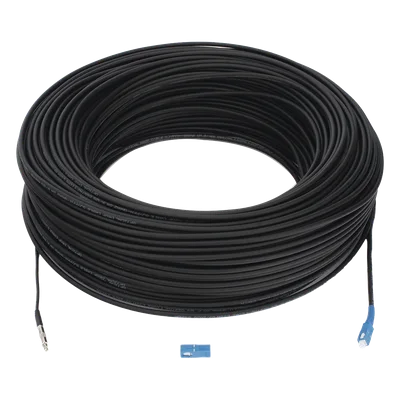 Cable Drop de Fibra Óptica / G.657A2 Monomodo / Simplex SC/UPC-SC/UPC / 200 m (656.17 pies) / LS0H / Auto-soportado