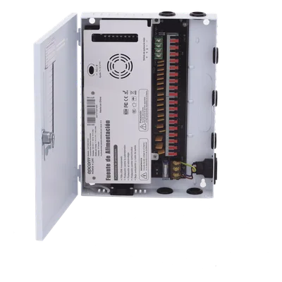 Fuente de Poder CCTV / 18 Canales / 30 A / 11-15 VCC / 350 W / Filtro de Ruido por Canal