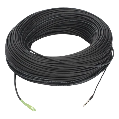 Cable de Fibra Óptica Drop / G.657A2 Monomodo / SC/APC a SC/APC / 200 m (656.2 ft) / LS0H / Unifibra / Interior/Exterior