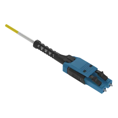 Jumper de Fibra Óptica / Monomodo 9/125 OS1/OS2 / LC-LC Uniboot Duplex / LSZH / 5 m (16.4 ft) / Amarillo