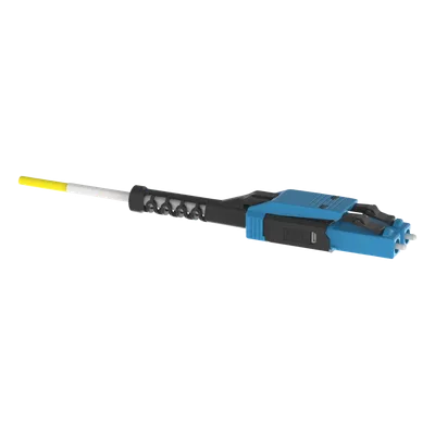 Jumper de Fibra Óptica / Monomodo 9/125 OS1/OS2 / LC-LC Uniboot Duplex / LSZH / 5 m (16.4 ft) / Amarillo