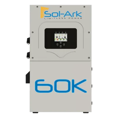 Inversor Híbrido Trifásico / 60 kW / 480 VCA / Acoplamiento CA/CC / IP65 / Baterías 160-800 VCC / Transferencia 5 ms