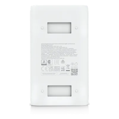 Inyector PoE++ / 54V DC 1.12A / 60W / 2 Puertos 10 GbE / Protección de Sobretensiones / Eficiencia 88%