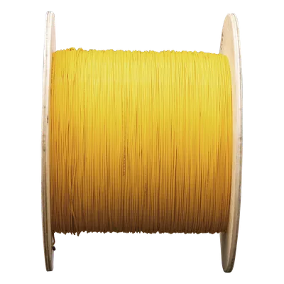 Cable de Fibra Óptica Multimodo / OM4 / Simplex / Tight Buffer 0.9 mm / Diámetro 2.0 mm / PVC Amarillo / Precio Por Metro
