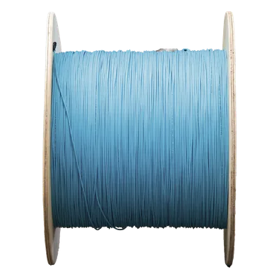 Cable de Fibra Óptica / Multimodo OM4 / Simplex / Tight Buffer 0.9 mm / Diámetro 2.0 mm / PVC / 2 km (6561.7 ft) por Tramo