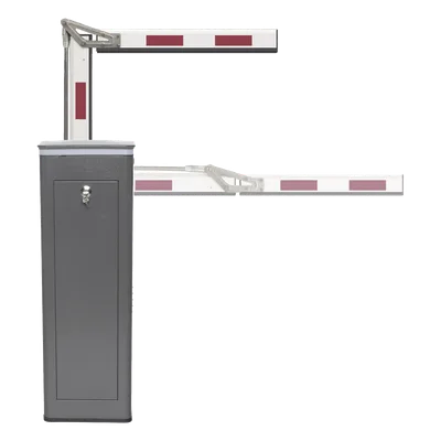Barrera Vehicular / Brazo Articulado 4 m (13.1 ft) / Corona LED Semaforizada / Apertura 3 s / 200 Ciclos/Hora / IP Resistente Intemperie