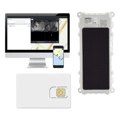 Rastreador GPS de Activos / LTE Cat-M1/NB-IoT / IP67 / Batería 9600 mAh con Carga Solar / BLE 5.0 / Cifrado AES