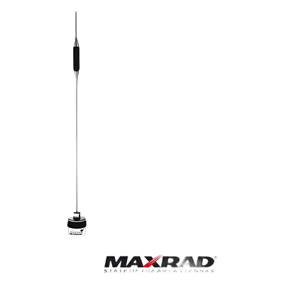 Antena Móvil UHF / Rango 490-512 MHz / Ganancia 5 dB / Potencia 200 W / Longitud 81 cm (32 in) / Montura NMO 3/4