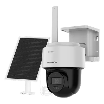 Kit Solar IP PT / 4 Megapixel / AOV 24/7 / 4G LTE / Dual Light 30 m (98.4 ft) / Panel Solar 8W + Batería 9000 mAh / IP66