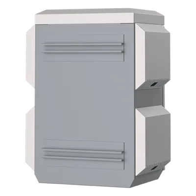 Gabinete de Protección IP / Acero SPCC / 180 x 340 x 160 mm / IP55 / Rieles DIN / Montaje Vertical u Horizontal / 4 Placas Laterales Externas