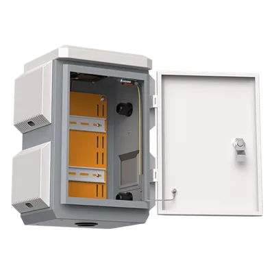 Gabinete de Protección IP / Acero SPCC / 180 x 340 x 160 mm / IP55 / Rieles DIN / Montaje Vertical u Horizontal / 4 Placas Laterales Externas