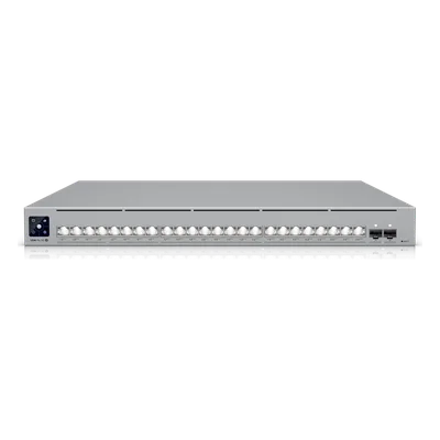 Switch Administrable Capa 3 / 24 Puertos PoE+++ / 16 × 10 GbE + 8 × 2.5 GbE / 2 Puertos SFP28 25 G / 720 W PoE / Etherlighting™