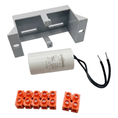 Capacitor de Arranque / 20 µF / 450 VAC / Con Holder / Para Barreras de Acceso Vehicular